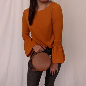 Mustard Yellow Anne Taylor Blouse